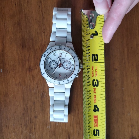 ANNE KLEIN WHITE/STAINLESS STEEL LADIES WATCH - Picture 5 of 5
